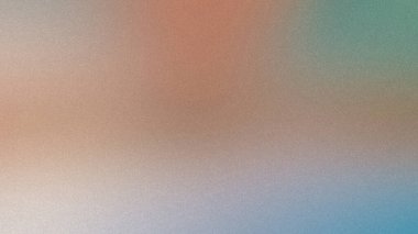 Ilık şeftali tonlarını serin mavi ve deniz mavisi ile harmanlayan bir gradyan..