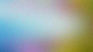 Yumuşak bir mavi, mor ve sarı-yeşil gradyan ve tahıl dokusu. Net detaylar ve canlı...