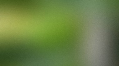 Bulanık bir arkaplan yeşil ve gri tonlarını ince bir tahıl dokusu ile harmanlıyor.