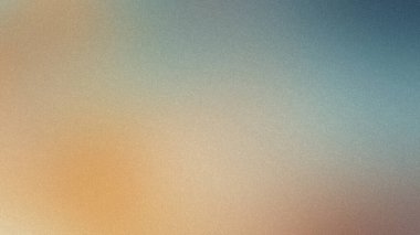 Ilık turuncudan, ince bir tahıl dokusuyla serin maviye dönüşen pürüzsüz bir eğim..