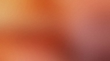 Yumuşak bir etki için turuncu ve pembe renkleri ince bir tahıl dokusuyla harmanlayan ılık bir gradyan..