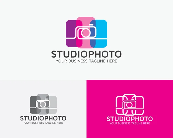 Vector Logo estudio foto — Vector de stock