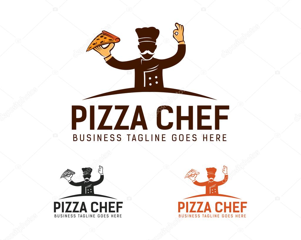 This vector logo is suitable for industrial, pizza, chef, restaurant, delicious