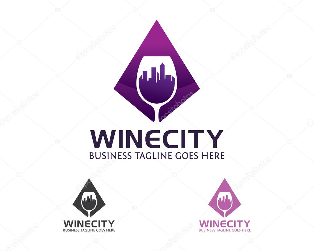 This vector logo is suitable for industrial, wine, elegant, city, night, bar
