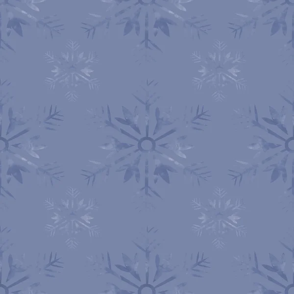 Blue Winter Background Snowflakes Your Own Creations Christmas Illustration Seamless — Stock Photo, Image