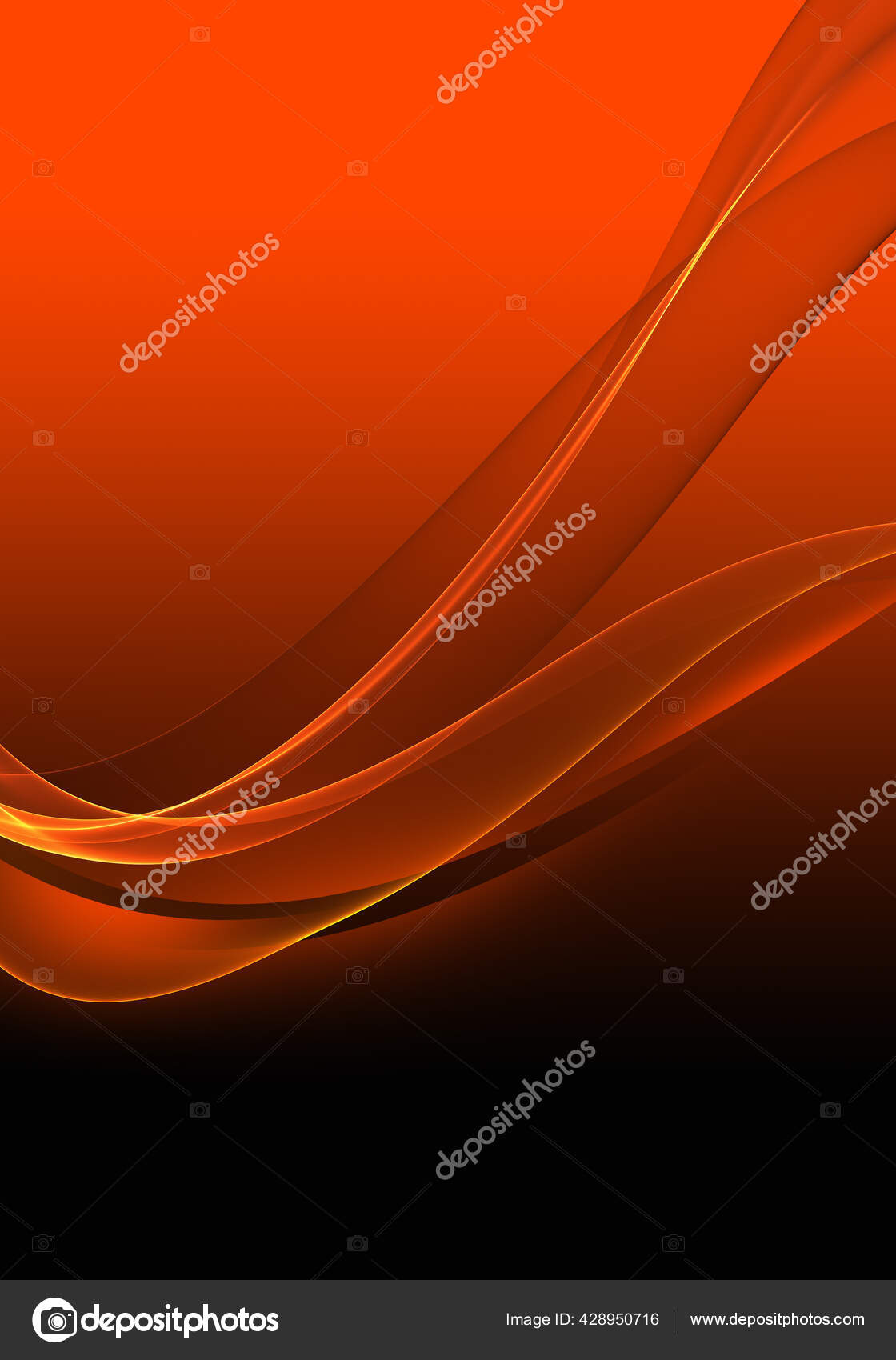 Neon Orange Abstract Backgrounds