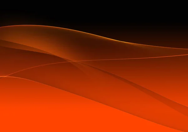 Abstrakta Bakgrundsvågor Svart Och Orange Röd Abstrakt Bakgrund För Tapeter — Stockfoto