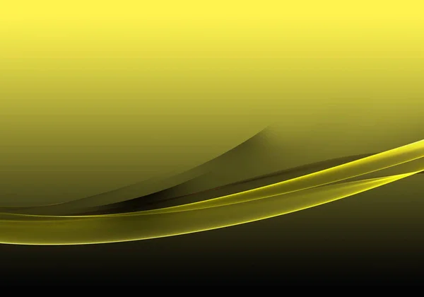 Abstracte Achtergrondgolven Zwart Citroen Geel Abstracte Achtergrond Voor Behang Visitekaartje — Stockfoto