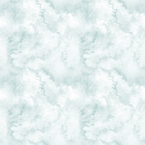 Naadloze Aquarelachtergrond Blauw Wit Groen Abstract Patroon — Stockfoto