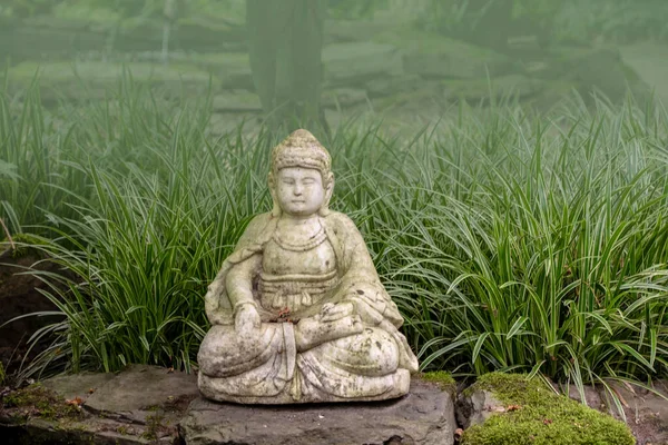 Vechi Buddha Parc Armonie Natura Arhitectură Peisagistică Amenajare — Fotografie, imagine de stoc