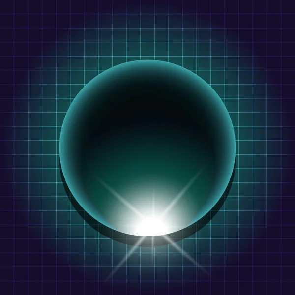 Retro Sci-Fi sphere2 — Stock vektor