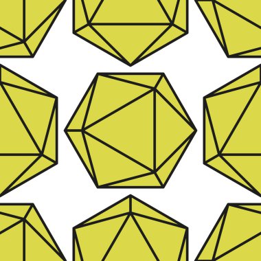 icosahedron desen vector2