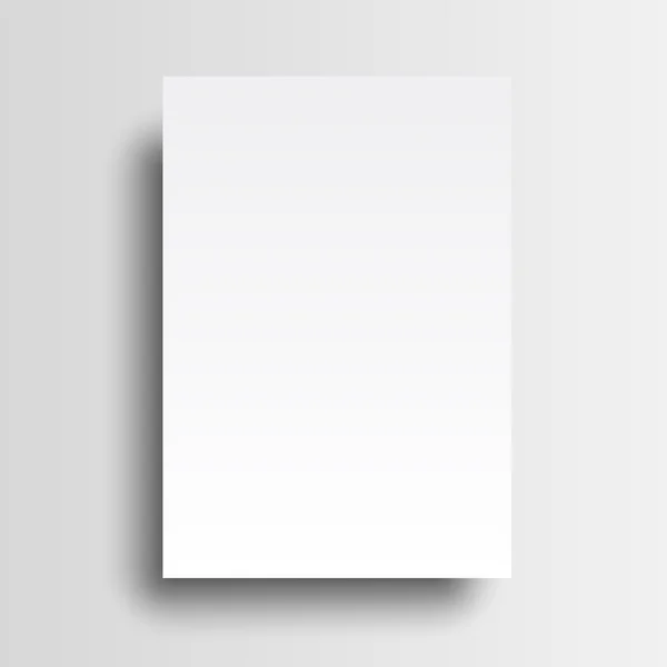 Maqueta de papel a4 — Archivo Imágenes Vectoriales