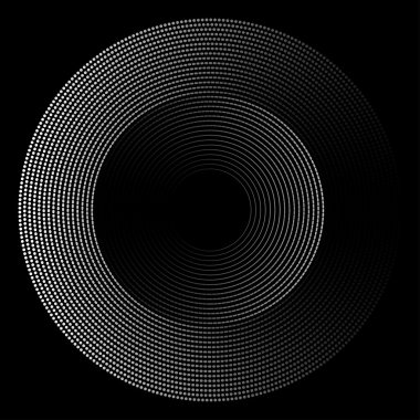 nokta daire şeklini