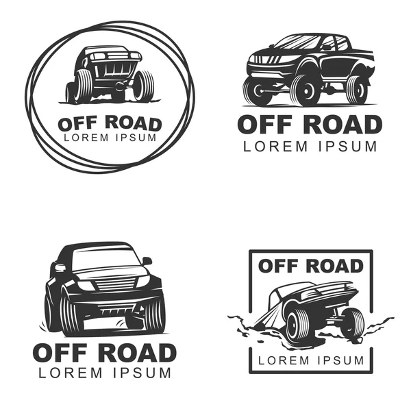 Offroad zestaw emblems2 — Wektor stockowy