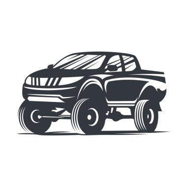 vektör offroad car2