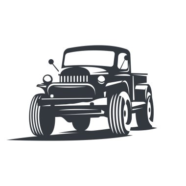 vektör offroad kamyon