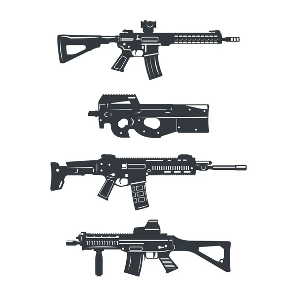 Jeu de fusils d'arme2 — Image vectorielle