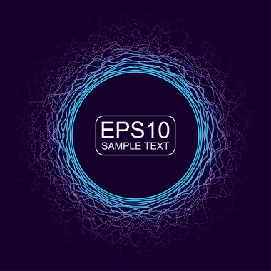 Dalga daire background1