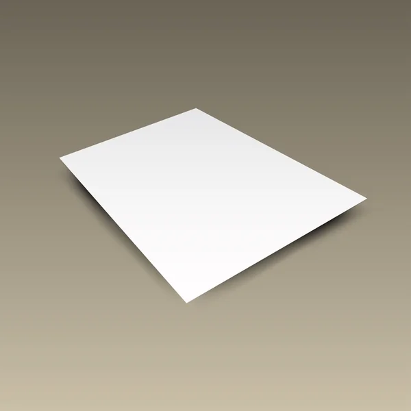 A4 maqueta de papel — Vector de stock