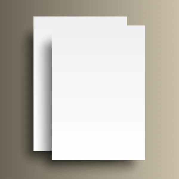 Maqueta de papel oro4 — Vector de stock