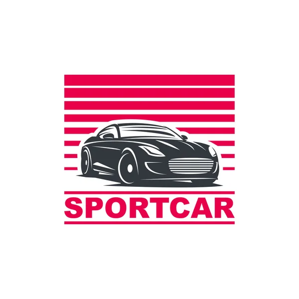 Sport auto embleem — Stockvector