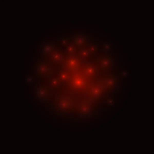 Glühwürmchen roter Hintergrund — Stockvektor
