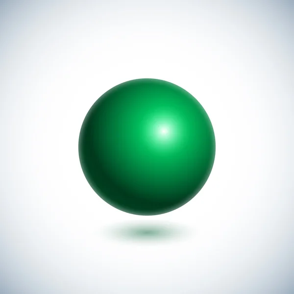 Groene bal bol-01 — Stockvector