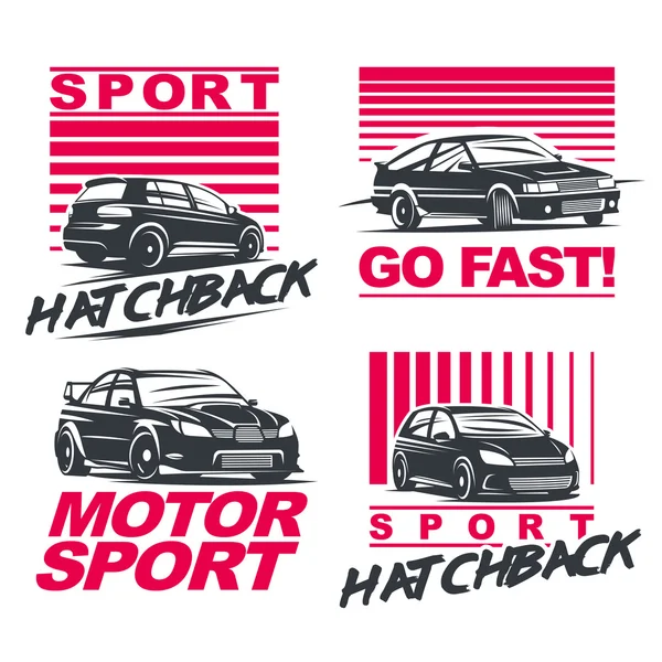 Sport autó set2 — Stock Vector