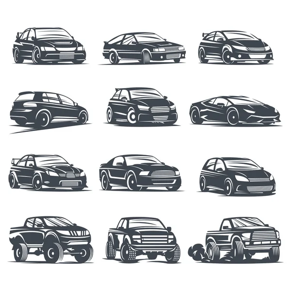 Sport car set4 — Stock Vector