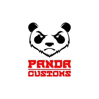 logo şablonu panda