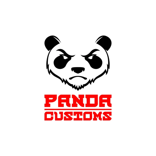 Logo szablon panda — Wektor stockowy