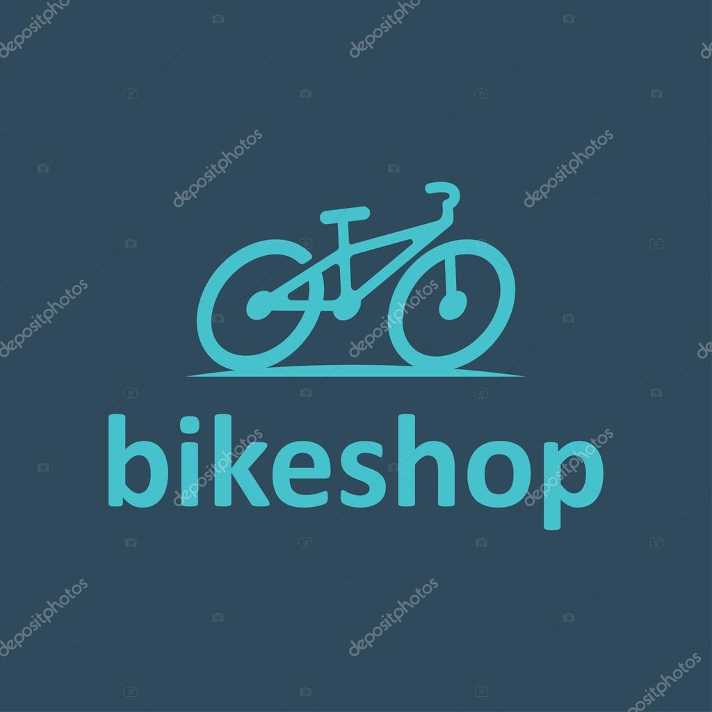 Original Design Logo, Emblem, Label Template with Bicycle. Shop design template elements for your corporate identity or sport team branding. For your Small Business Design. Vector EPS10.