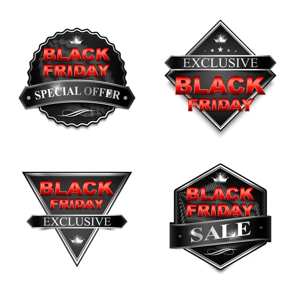 Black friday badge3 — Stock Vector