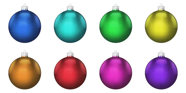 Bolas de Navidad de color — Archivo Imágenes Vectoriales