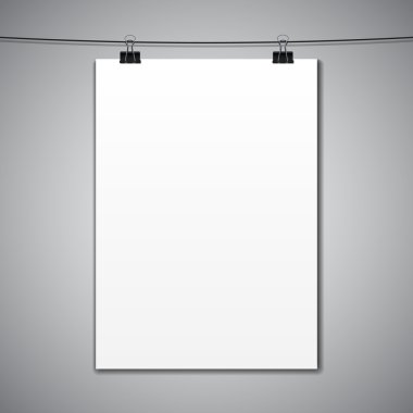 vektör poster mockup
