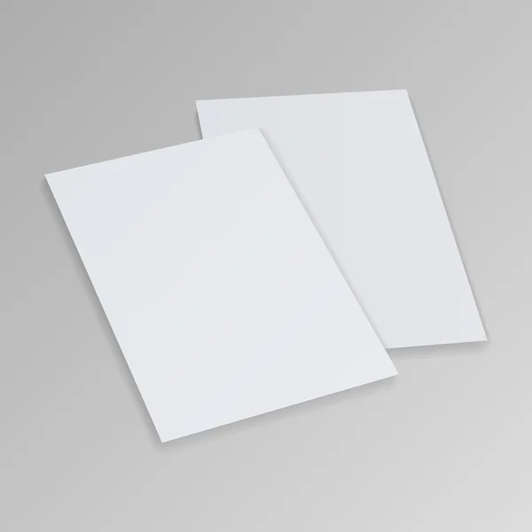 a4 vektör mockup