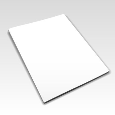 vektör dergisi boş mockup