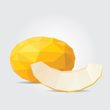 Kavun, vektör poligonal kavun