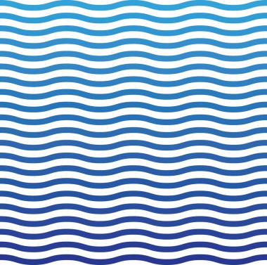 Dalga mavi model. Deniz arka planda vektör