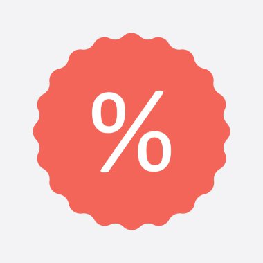 Etiket. Satılık simge vektör