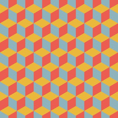 Küpleri renkli arka planda vektör