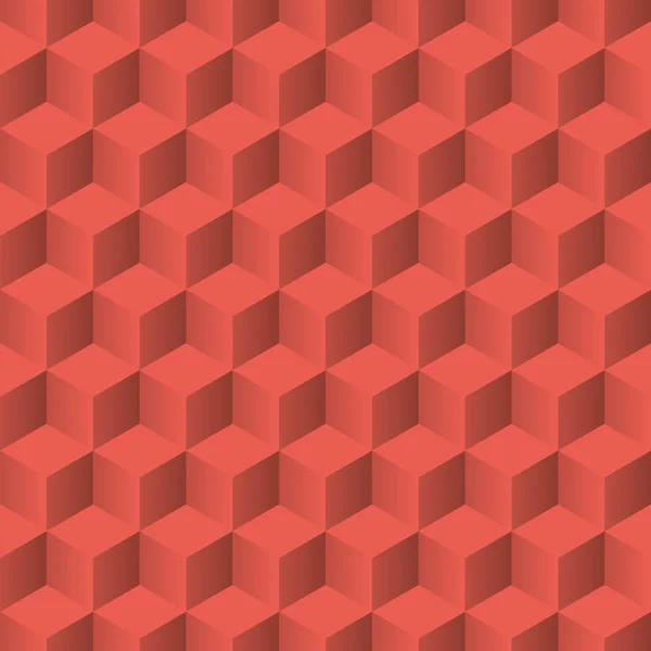 Würfel roter Hintergrund im Vektor — Stockvektor