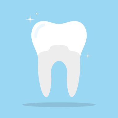 Seramik diş simge vektör