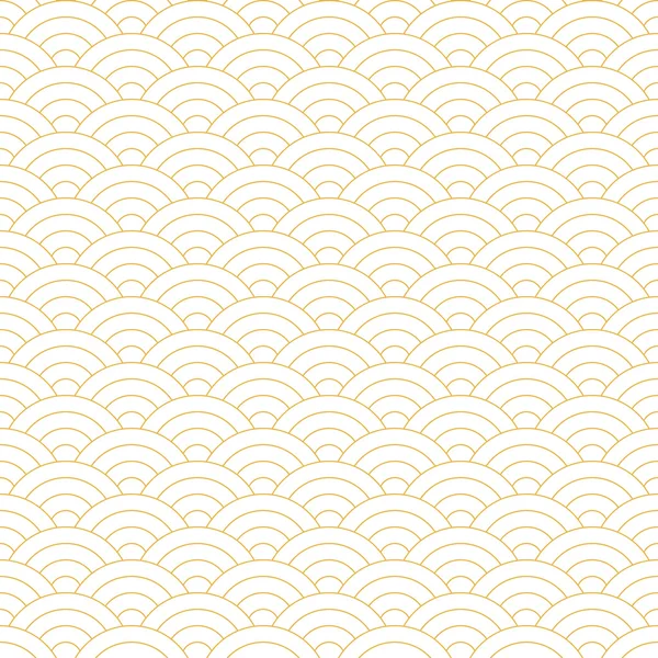 Padrão Amarelo Onda. Fundo de onda em Vector — Vetor de Stock