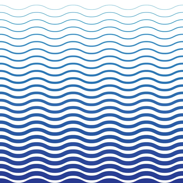 Patrón de onda de medio tono. Fondo azul medio tono en vector — Vector de stock
