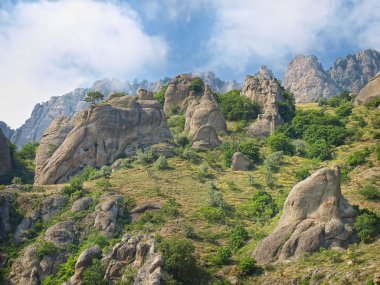 Kırım 'da Demerdji kaya