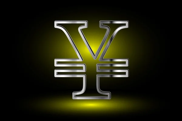 Yen symbol, yen, — Stock Vector