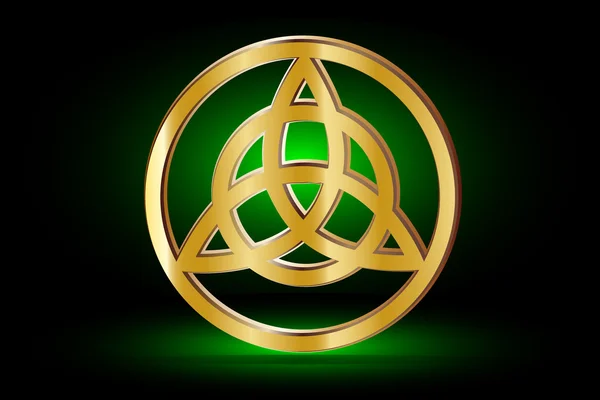 Triquetra símbolo, Vector, ilustración  , — Vector de stock