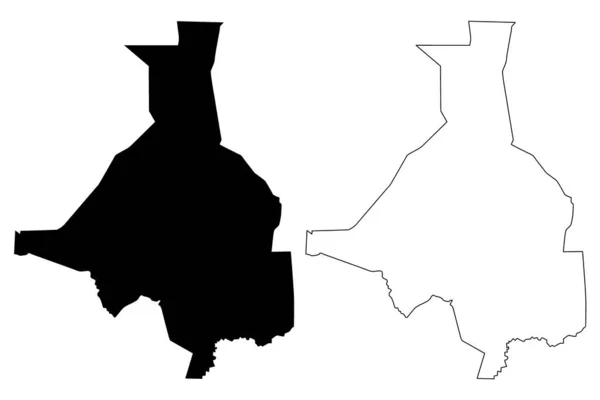 Bovenste Nijl Staat Staten Van Zuid Soedan Grotere Bovenste Nijl — Stockvector